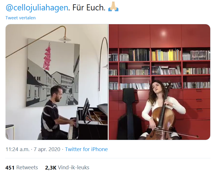 Screenshot Twitter Igor Levit